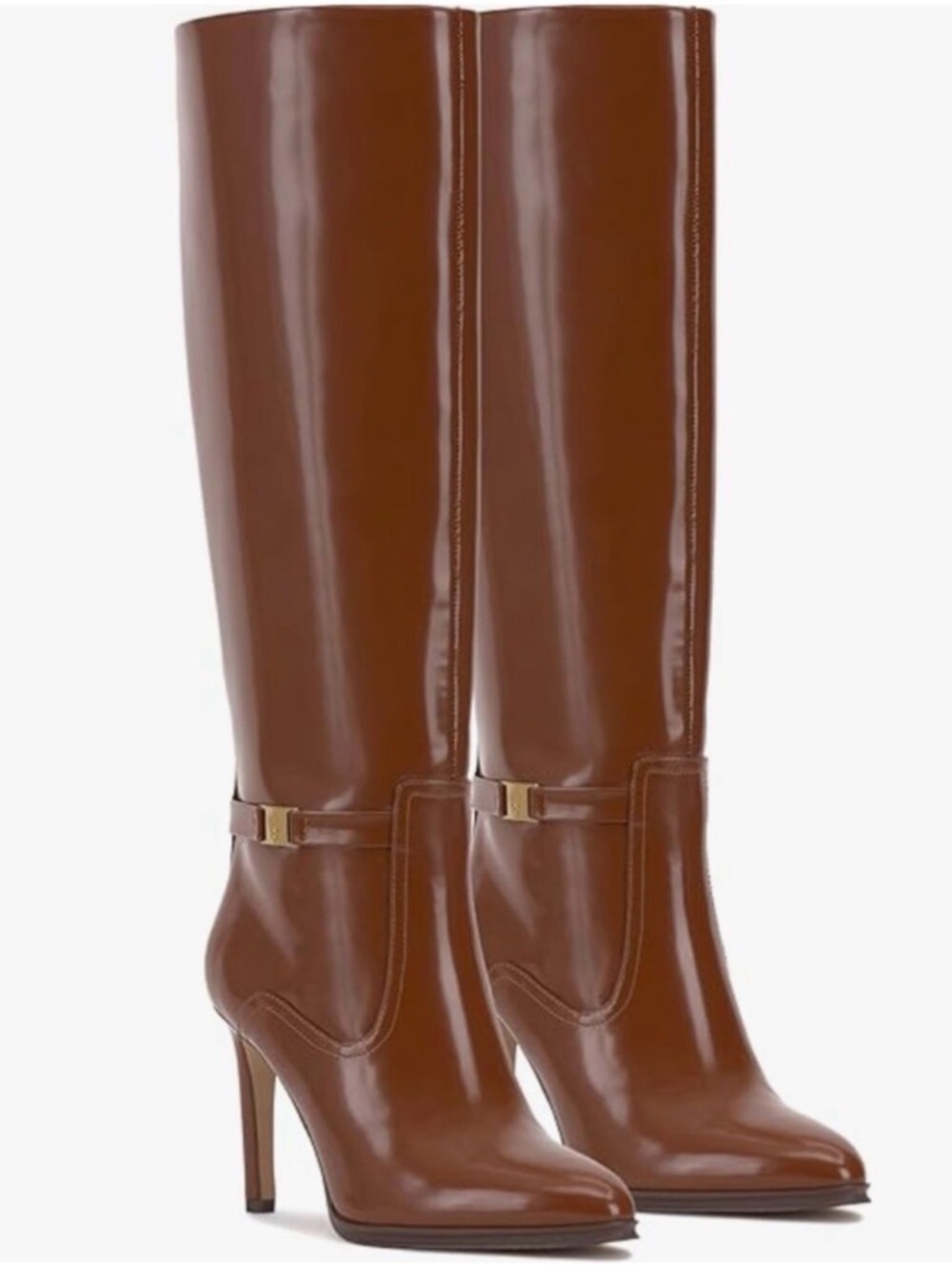 New Vince Camuto “Whiskey” Knee-High Skylie Boots Sz 8.5 W extra wide calf